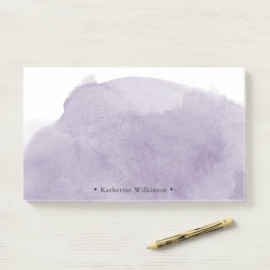 Personalisierte Hinweise zur Wasserfarbe Post-it Klebezettel (Auf Schreibtisch)