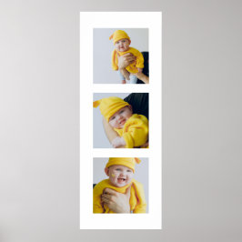 Personalisierte Hinzufügen von 3 Fotografien nach Poster