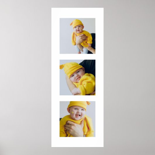 Personalisierte Hinzufügen von 3 Fotografien nach Poster (Vorne)