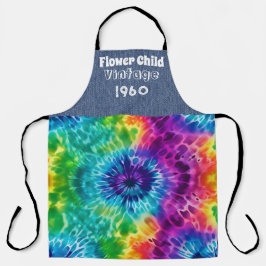 Personalisierte Hippie-Gefärbte Krawatte-Multimedi Schürze