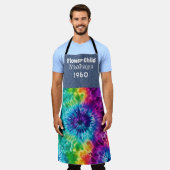 Personalisierte Hippie-Gefärbte Krawatte-Multimedi Schürze (Getragen)