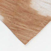 Personalisierte Hirschdruck-Geschenke in neutraler Fleecedecke (Ecke)