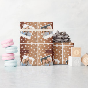 Personalisierte Hirschdruck-Geschenke in neutraler Geschenkpapier