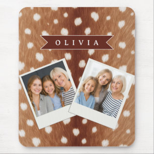Personalisierte Hirschdruck-Geschenke in neutraler Mousepad