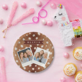 Personalisierte Hirschdruck-Geschenke in neutraler Pappteller (Party)