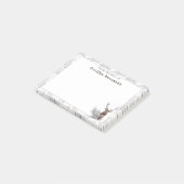 Personalisierte Hirschjagd vom Schreibtisch  Post-it Klebezettel (angewinkelt)