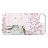 Personalisierte Hirschkirsche Blossom Frühjahrswoc Case-Mate iPhone Hülle (Rückseite (Horizontal))