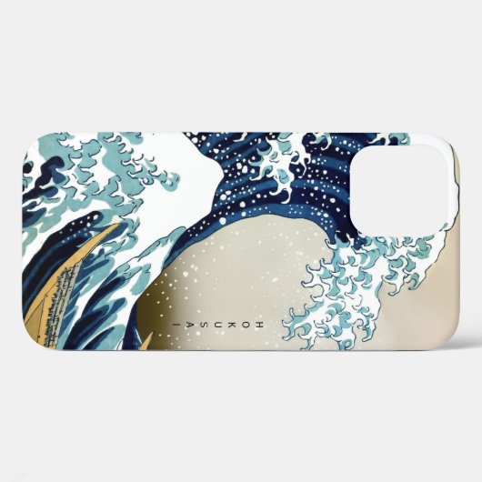 Personalisierte Hochwertige Große Welle von Kanaga Case-Mate iPhone Hülle (Rückseite (Horizontal))