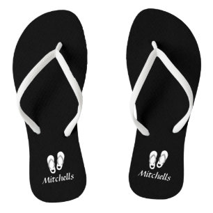 Personalisierte Hochzeit am Strand dreh Flop Slipp Badesandalen