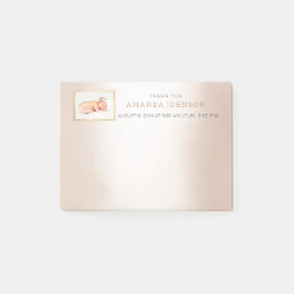 Personalisierte Hochzeit Baby Danke, dass du dir e Post-it Klebezettel