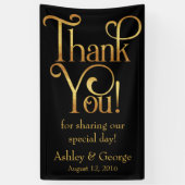 Personalisierte Hochzeit Banner (Vertikal)