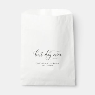 Personalisierte Hochzeit "Best Day Ever" Geschenktütchen