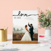 Personalisierte Hochzeit. Bild Acrylschild (Hochzeit)