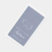 Personalisierte Hochzeit, Brautparty/Verlobung Serviette (Ecke)