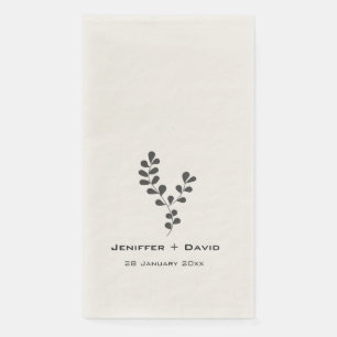 Personalisierte Hochzeit, Brautparty/Verlobung Serviette