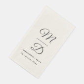 Personalisierte Hochzeit/Brautparty/Verlobung Serviette (Ecke)