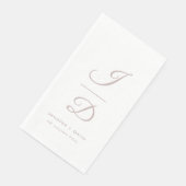 Personalisierte Hochzeit, Brautparty/Verlobung Serviette (Ecke)