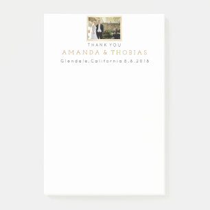 Personalisierte Hochzeit Danke, dass du dir einen Post-it Klebezettel