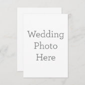 8.89 cm x 12.7 cm Flache Dankeskarte (Vorne/Hinten)