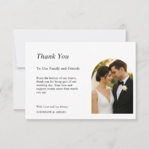 Personalisierte Hochzeit Danksagungskarte Dankeskarte