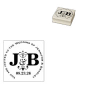 Personalisierte Hochzeit Datum speichern Gummistempel (Stempel)