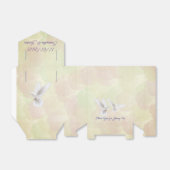 Personalisierte Hochzeit der romantischen Weißen T Geschenkschachtel (Ungefaltet)