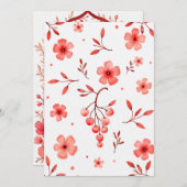 Personalisierte Hochzeit Einladung (Vorne/Hinten)