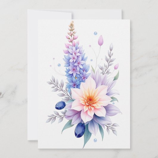 Personalisierte Hochzeit Einladung (Vorderseite)