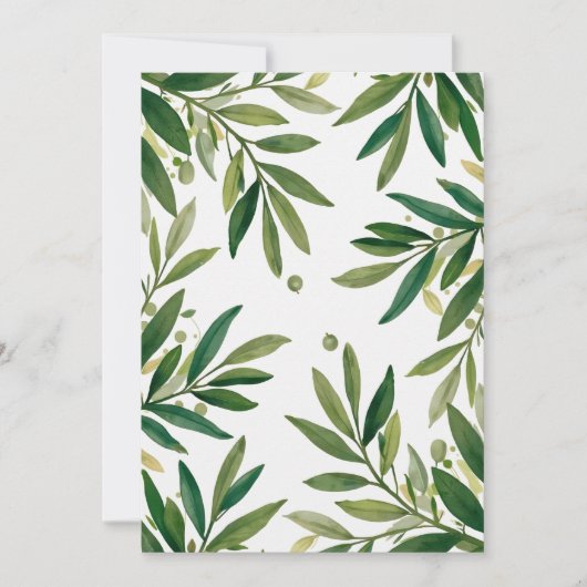 Personalisierte Hochzeit Einladung (Vorderseite)