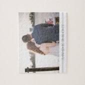 Personalisierte Hochzeit Foto Jigsaw Puzzle (Vertikal)