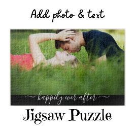 Personalisierte Hochzeit Foto Jigsaw Puzzle