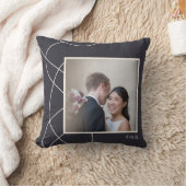 Personalisierte Hochzeit Foto-Jubiläum Kissen (Decke)