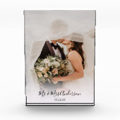 Personalisierte Hochzeit Fotoblock (Vorderseite)
