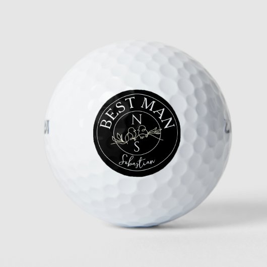 Personalisierte Hochzeit Golfball (Vorderseite)