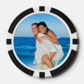 Personalisierte Hochzeit gut für ein Signaturgeträ Pokerchips (Vorderseite)
