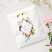 Personalisierte Hochzeit im Herbst Blume Geschenktütchen (Versiegelt)