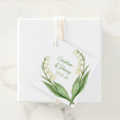 Personalisierte Hochzeit im Tal Geschenkanhänger (Beispiel)