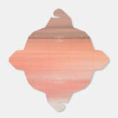 Personalisierte Hochzeit in Rosa Geschenkschachtel (Ungefaltet)