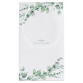 Personalisierte Hochzeit Kleine Geschenktüte (Rückseite)