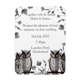 Personalisierte Hochzeit Magnet