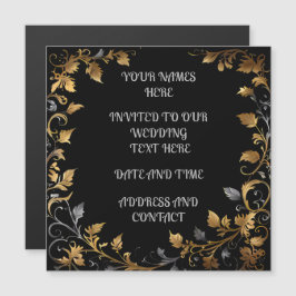 Personalisierte Hochzeit Magnetkarte