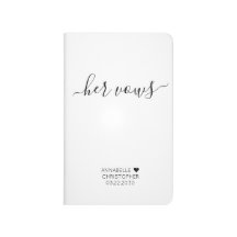 Personalisierte Hochzeit mit schwarzer Schrift