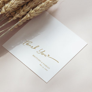 Personalisierte Hochzeit Napkins - Goldener Film V Serviette