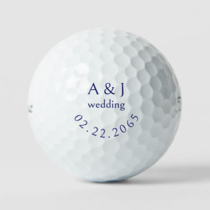 Personalisierte Hochzeit Navy Gefallen Titleist Pr Golfball