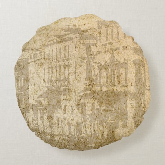 Personalisierte Hochzeit oder Jahrestag Rundes Kissen (Rückseite)