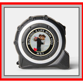 Personalisierte Hochzeit oder Jubiläum-Foto Maßband