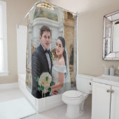 Personalisierte Hochzeit- oder Jubiläumsduschvorha Duschvorhang (Beispiel)