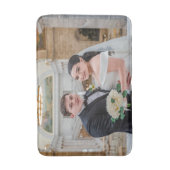 Personalisierte Hochzeit oder Jubiläumsmatte Badematte (Vorderseite Vertikal)