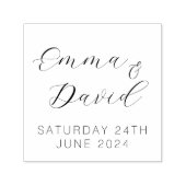 Personalisierte Hochzeit Permastempel (Design)