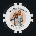 Personalisierte Hochzeit Pokerchips<br><div class="desc">Unsere exklusiven Custom Wedding Poker Chips, der perfekte Sake für Ihren besonderen Tag! Diese einzigartigen Poker-Chips zeichnen sich durch ein hochwertiges, personalisiertes Foto der Braut und des Bräutigams aus und machen sie zu einer unvergesslichen Ergänzung Ihrer Hochzeitsfeier. Ideal für Gastgeschenke Hochzeiten, Tischdekorationen oder ein besonderes Mémento für die Gäste, unsere...</div>